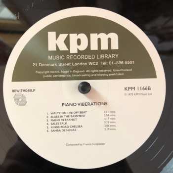 LP Francis Coppieters: Piano Viberations LTD