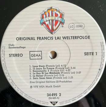 LP Francis Lai: Original Francis Lai Welterfolge