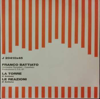 2SP Franco Battiato: The Jolly Story 1967 LTD