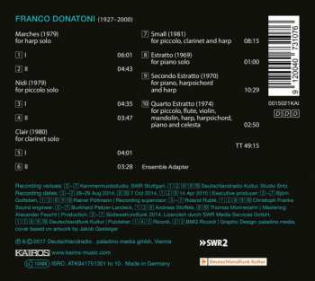 CD Franco Donatoni: Chamber Works