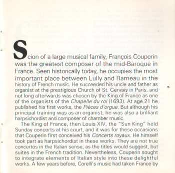 CD François Couperin: Concerts Royaux Nos. 1-4