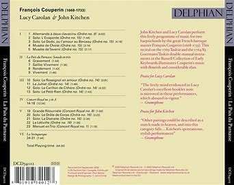 CD François Couperin: La Paix Du Parnasse