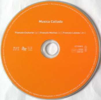 CD François Couturier: Musica Callada