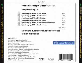 CD Deutsche Kammerakademie Neuss: Symphonies Op. IV