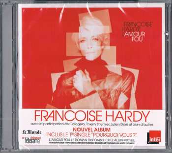 CD Françoise Hardy: L'amour Fou