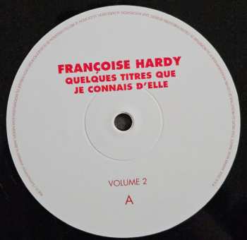2LP Françoise Hardy: Quelques Titres Que Je Connais D'elle (Vol. 2)