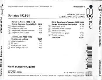 CD Frank Bungarten: Sonatas 1923-34