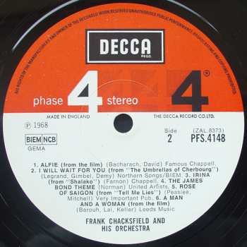 LP Frank Chacksfield & His Orchestra: Film Festival