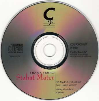 CD Nancy Gustafson: Stabat Mater