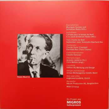 CD Frank Martin: Cantate Pour Le Temps De Noël / Trois Chants De Noël