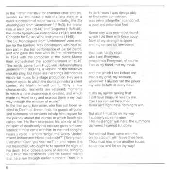 CD Berliner Philharmoniker: 6 Monologues From "Jedermann"- 3 Excerpts From "Der Sturm" - La Tentation De Saint Antoine