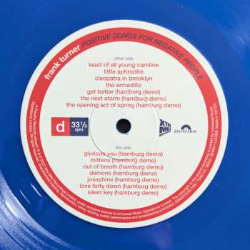 2LP Frank Turner: Positive Songs For Negative People LTD | CLR