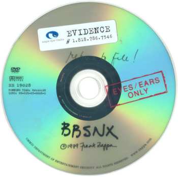 DVD Frank Zappa: Baby Snakes - A Movie About People Who Do Stuff That Is Not Normal