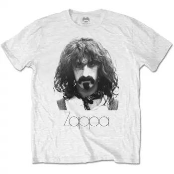 T-Shirt Thin Logo Frank Zappa Portrait 
