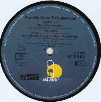 LP Frankie Goes To Hollywood: Two Tribes