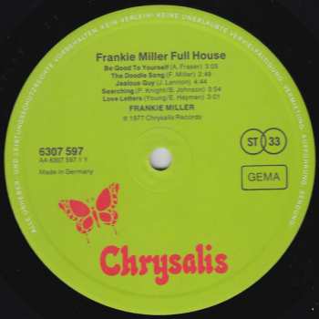 LP Frankie Miller: Full House