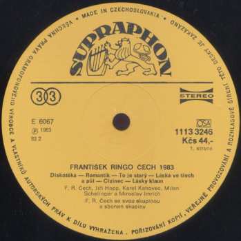LP František Ringo Čech: 1983