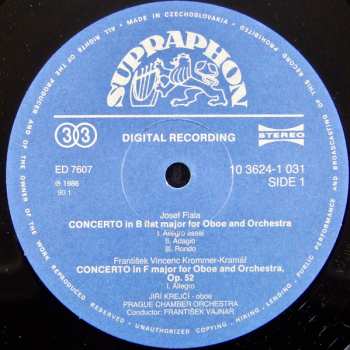 LP Prague Chamber Orchestra: Oboe Concertos