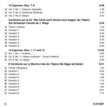 CD Franz Clement: Solo Violin Works