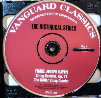 2CD Joseph Haydn: String Quartets Op. 71 & Op. 74