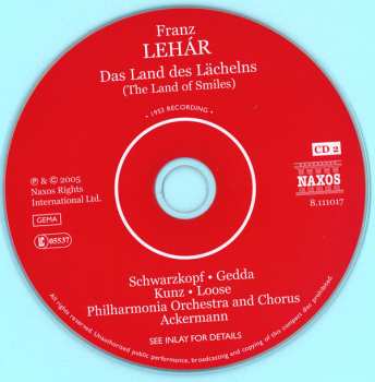 2CD Franz Lehár: Das Land Des Lächelns