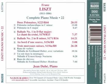 CD Franz Liszt: Ballades • Polonaises • Trois Morceaux Suisses