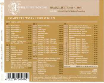 5CD/Box Set Franz Liszt: Jubilee Edition 2011 - Complete Works For Organ