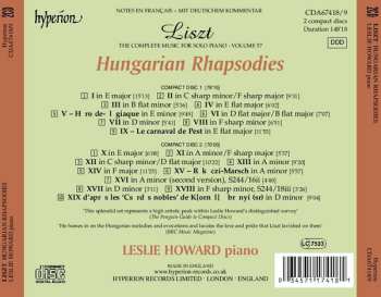 2CD Franz Liszt: Hungarian Rhapsodies