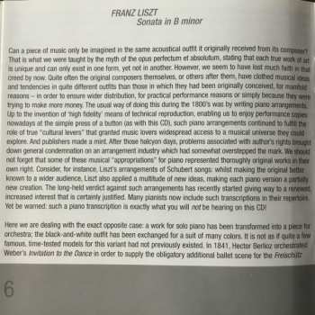CD Franz Liszt: Liszt & Liszt/Weiner Sonata - World Premier Recording 