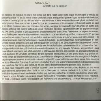 CD Franz Liszt: Liszt & Liszt/Weiner Sonata - World Premier Recording 