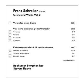 CD Bochumer Symphoniker: Complete Orchestral Works Vol. 2