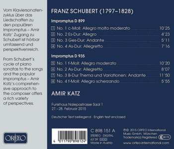 CD Franz Schubert: 8 Impromptus
