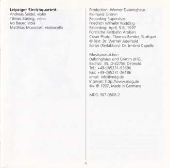 CD Franz Schubert: Complete String Quartets (String Quartet B Flat Major D 68 / String Quartet C Major D 46)