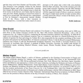 CD Franz Schubert: Music For Flute And Piano