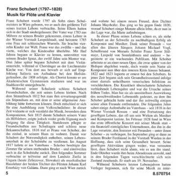 CD Franz Schubert: Music For Flute And Piano