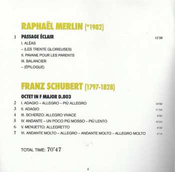 CD Franz Schubert: Octet / Passage Éclair