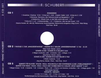3CD Franz Schubert: Rosamunde • Forellenquintett • Wanderfantasie = Rosamunde • Trout Quintet • Wanderfantasie