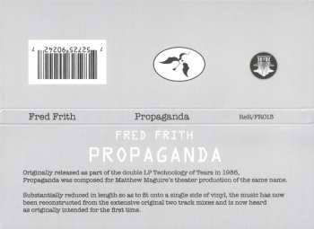 CD Fred Frith: Propaganda
