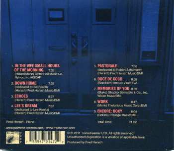 CD Fred Hersch: Alone At The Vanguard