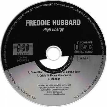 2CD Freddie Hubbard: High Energy / Liquid Love / Windjammer