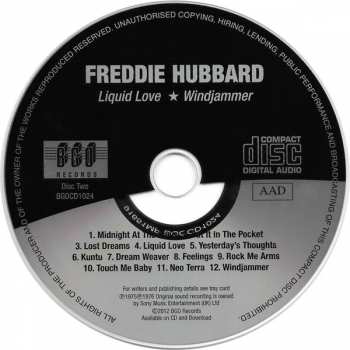 2CD Freddie Hubbard: High Energy / Liquid Love / Windjammer