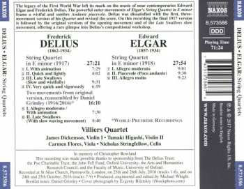 CD Sir Edward Elgar: String Quartets