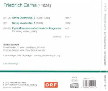 CD Stadler Quartett: String Quartets Nos. 3 & 4 / Eight Movements After Hölderlin Fragments