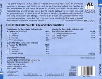 CD Ensemble Pyramide: Flute And Oboe Quartets