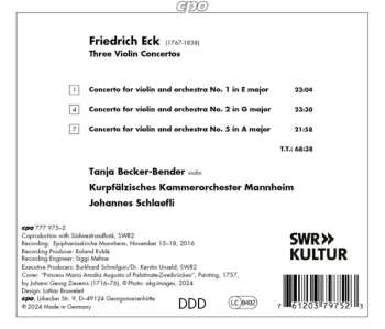 CD Kurpfälzisches Kammerorchester Mannheim: Three Violin Concertos