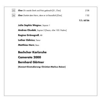 CD Julia Sophie Wagner: Psalms