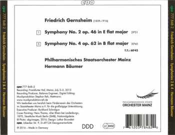 CD Hermann Bäumer: Symphonies 2 & 4