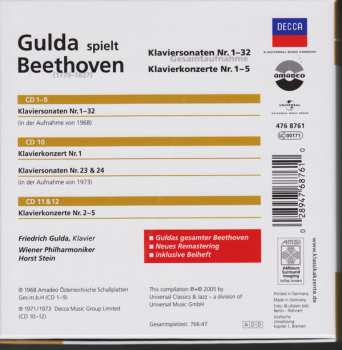 12CD/Box Set Ludwig van Beethoven: Klaviersonaten Nr. 1–32 (Gesamtaufnahme), Klavierkonzerte Nr. 1–5 LTD