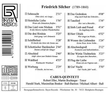 CD Friedrich Silcher: Carus-Quintett Singt Friedrich Silcher 