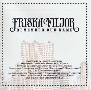 CD Friska Viljor: Remember Our Name